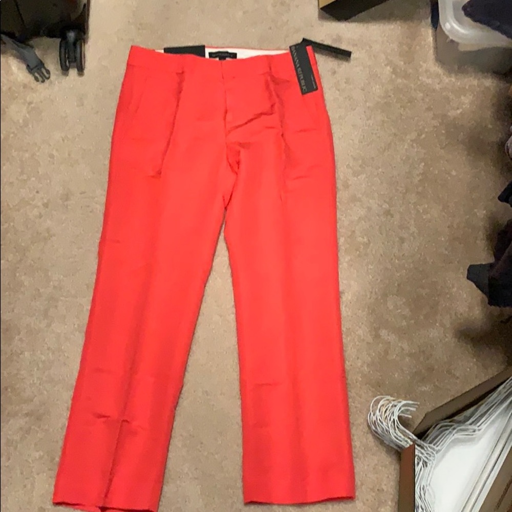 Banana Republic Logan orange crop, NWT